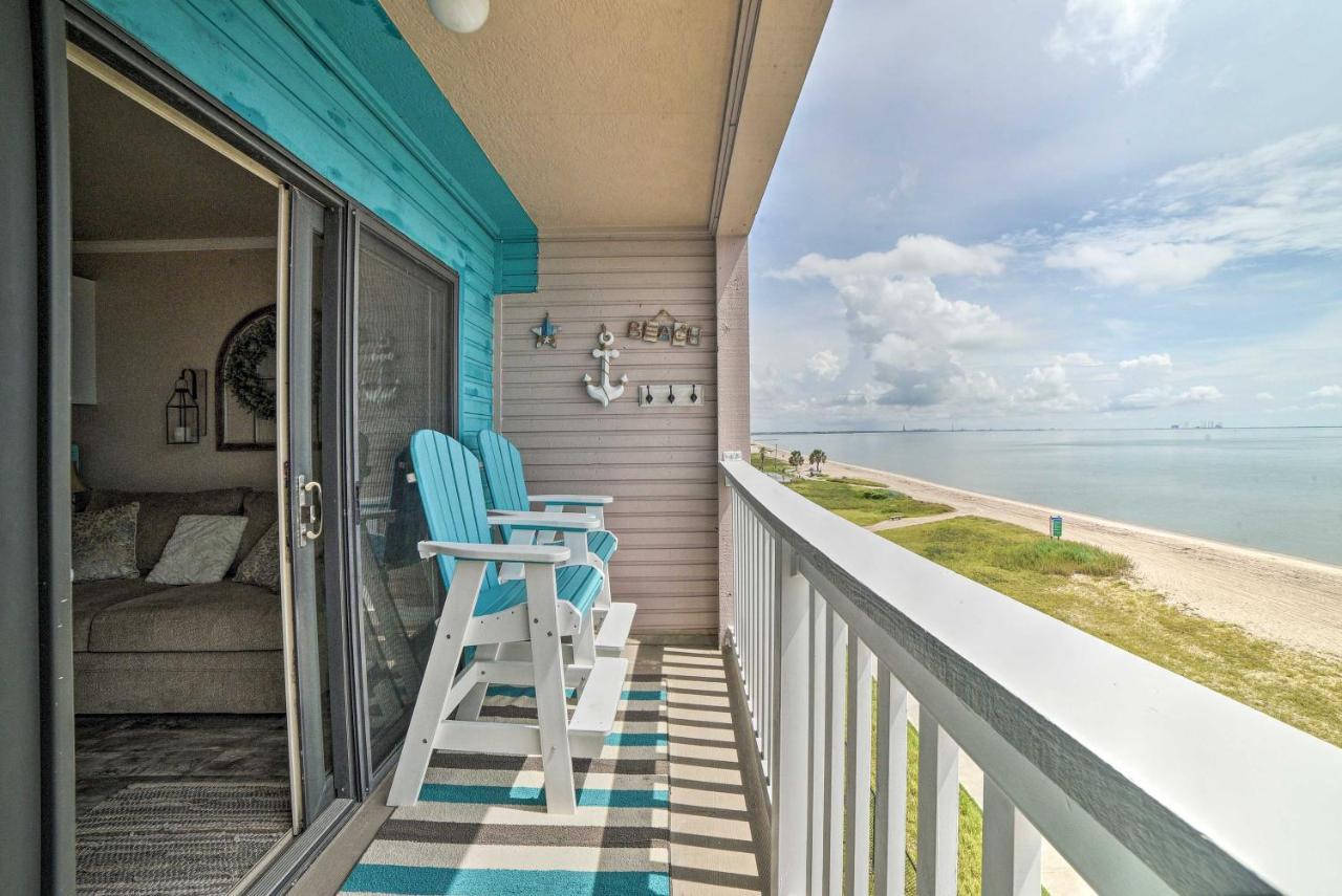 Updated Front Beach Condo With Resort Amenities! Корпус-Кристи Экстерьер фото